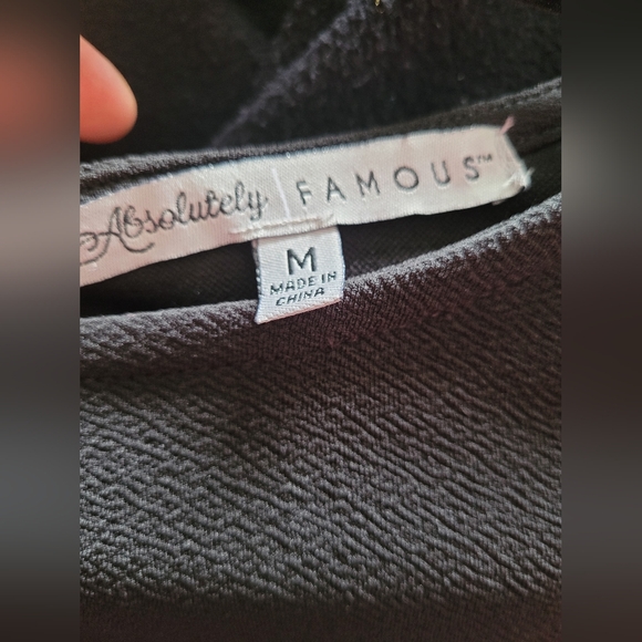 SALE 💰 🛍️ Black Long Sleeve Dress M - Picture 5 of 5